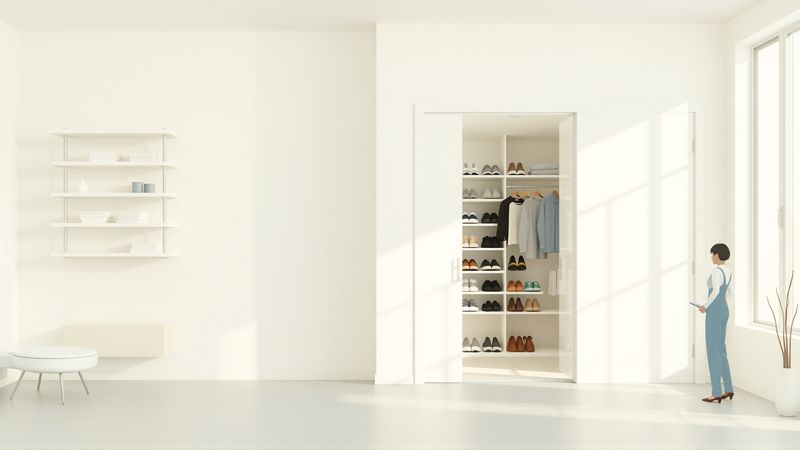 Un baño minimalista y tranquilo inspira calma