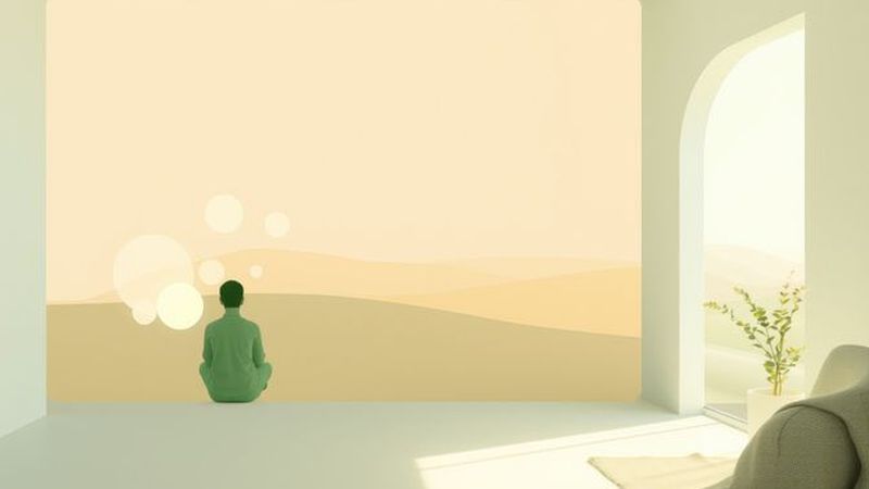 La figura emerge hacia la paz