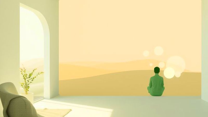 La figura emerge hacia la paz