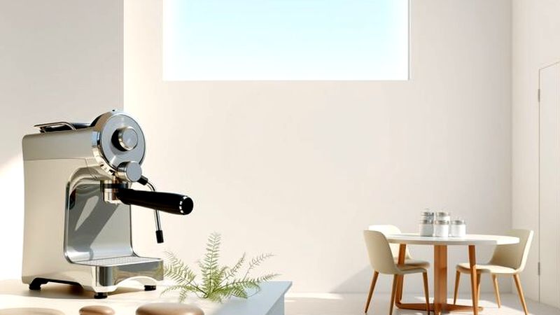 Un espacio sereno limpia elegantemente el café
