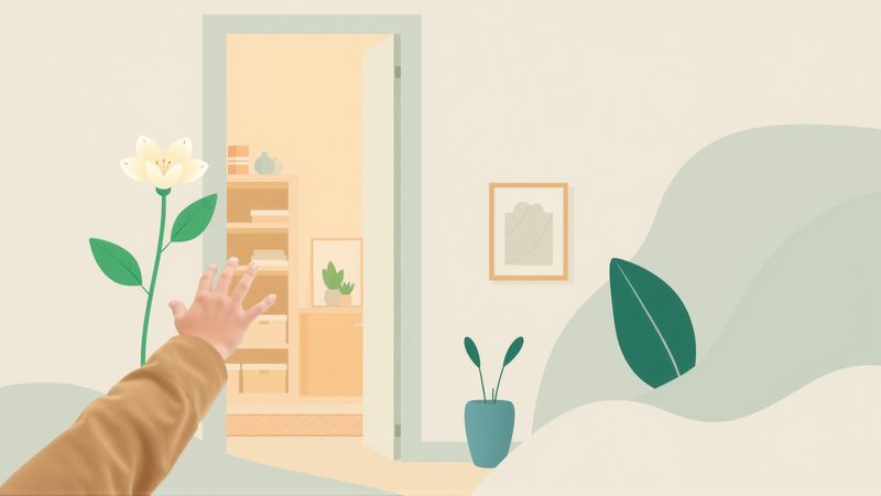 Una mano infantil guía hacia el bienestar