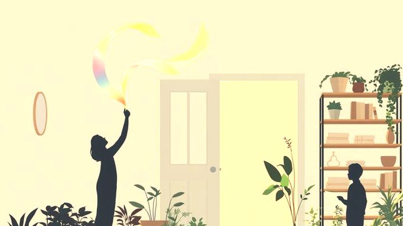 Un ser solitaria libera la paz