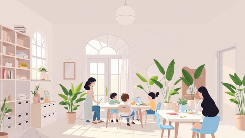 Un espacio familiar y sereno emerge