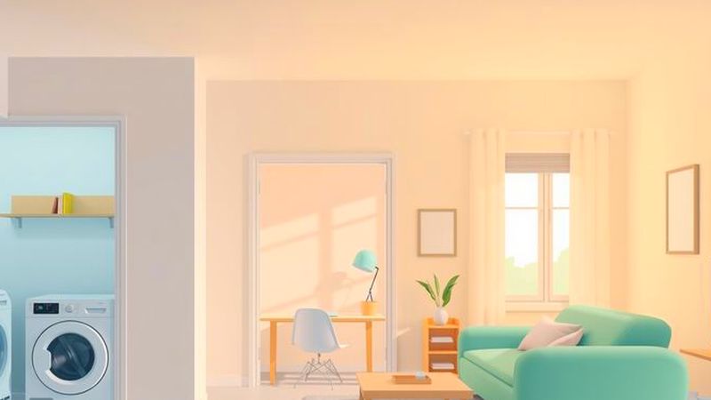 Un hogar minimalista y tranquilo en 4K