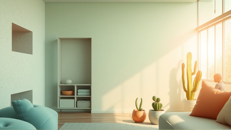 Un espacio sereno y minimalista invita a la calma