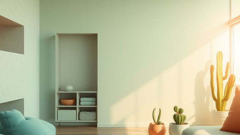 Un espacio sereno y minimalista invita a la calma