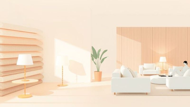 Una habitación tranquila y funcional inspira calma
