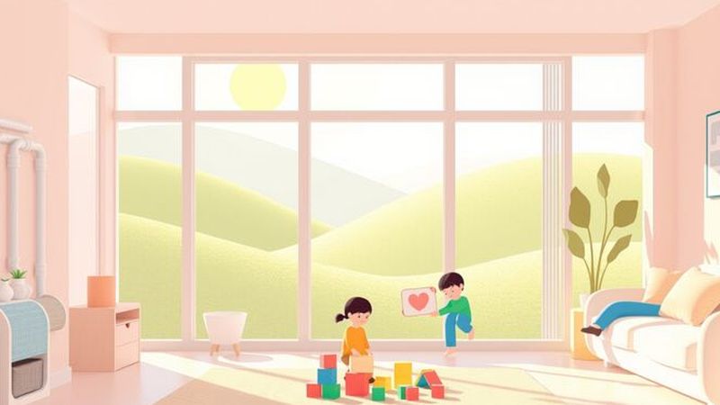 Un hogar moderno y tranquilo brilla