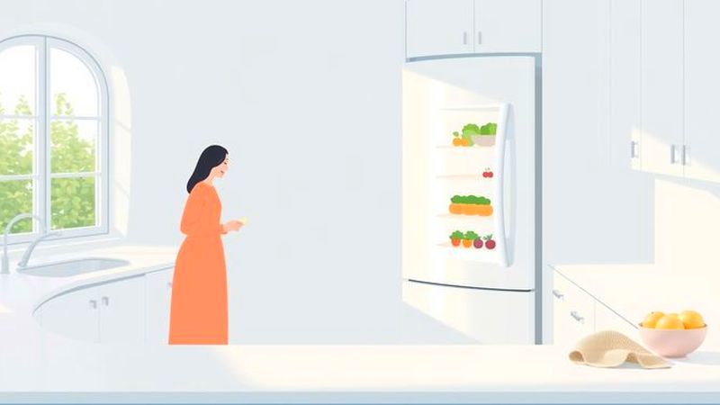 Una cocina serena y limpia irradia bienestar