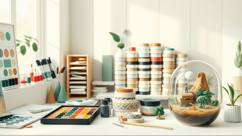Un estudio artístico sereno y armonioso