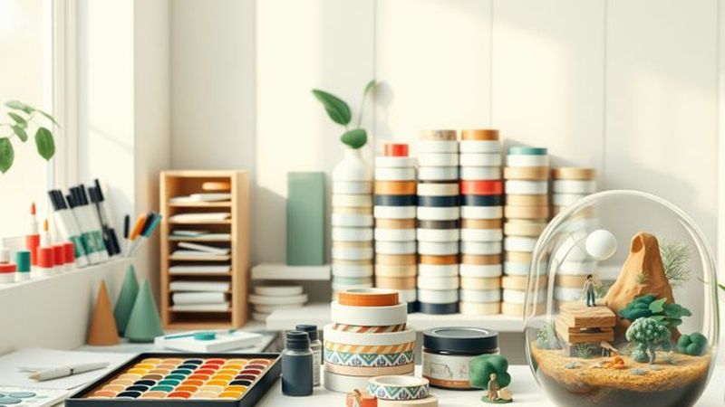 Un estudio artístico sereno y armonioso
